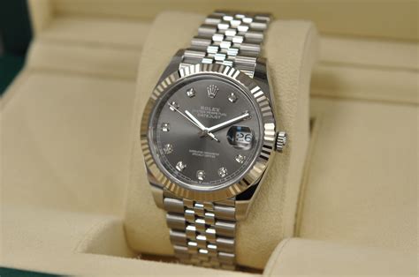 rolex datejust rhodium dial jubilee|rolex oyster perpetual datejust 41mm.